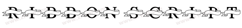ribbon script font字体转换